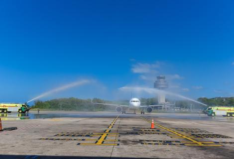 Frontier Airlines Inaugural Flight - MBJ  Feb 24, 2023