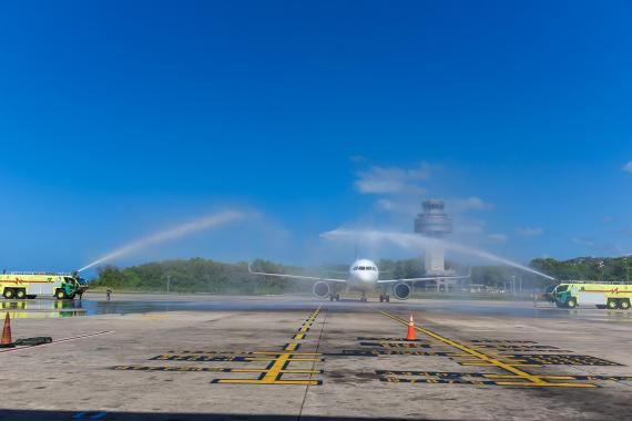 Frontier Airlines Inaugural Flight - MBJ  Feb 24, 2023