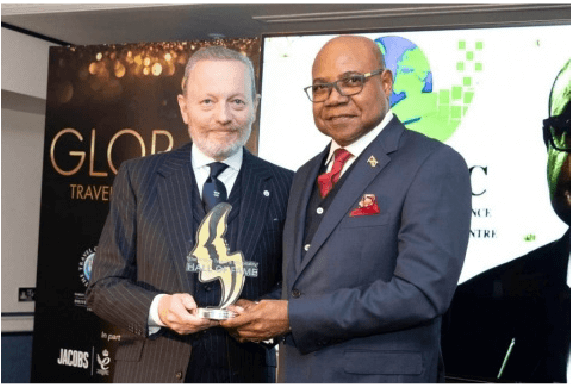 Minister Bartlett Inducted into Global Travel Hall of Fame